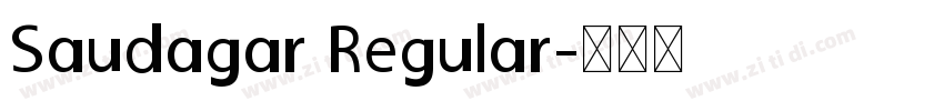 Saudagar Regular字体转换
